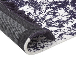 Beliani Rug Akarsu Violet 160 X 230 Cm Viscose - thumbnail 6