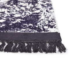 Beliani Rug Akarsu Violet 160 X 230 Cm Viscose - thumbnail 5