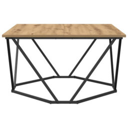 Berkfield Coffee Table Artisan Oak 80X80X45 Cm Engineered Wood - thumbnail 5