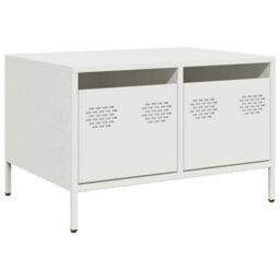 Berkfield Industrial Tv Cabinet White 68X50X43.5 Cm Cold-Rolled Steel