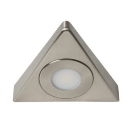 Litecraft Grai Satin Nickel 3 Watt Led Triangle Under Cabinet Light - thumbnail 3