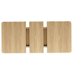 Matteo Extendable Rectangular Dining Table 120-160Cm - Natural - thumbnail 8