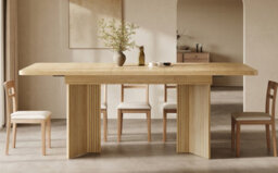 Matteo Extendable Rectangular Dining Table 120-160Cm - Natural - thumbnail 7