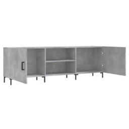 Walplus Tv Cabinet Concrete Grey 150X30X50 Cm Engineered Wood - thumbnail 6