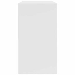 Berkfield Computer Desk White Engineered Wood Compact Organizers - thumbnail 6