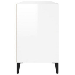 Berkfield Shoe Cabinet High Gloss White 102X36X60 Cm Engineered Wood - thumbnail 6