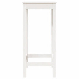 Walplus Bar Table White 50X50X110 Cm Solid Wood Pine - thumbnail 6