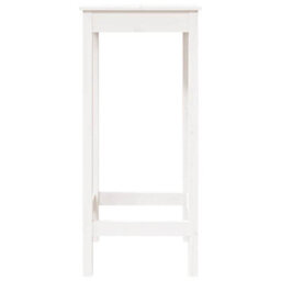 Walplus Bar Table White 50X50X110 Cm Solid Wood Pine - thumbnail 5