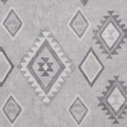 Grey Silver Geometric 5mm Thick Rug, Stain-Resistant Modern Rug For Bedroom, Living Room, & Dining Room-60Cm X 170Cm (Runner) - thumbnail 5
