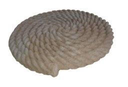 Rope Shaped Feature Stepping Stone 440mm  Driftwood  - Full Pallet Of 25 - Bowland Stone - thumbnail 1