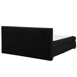 Beliani Divan Bed Fabric Admiral 180 X 200 Cm (Eu Super King) Black - thumbnail 5