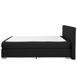 Beliani Divan Bed Fabric Admiral 180 X 200 Cm (Eu Super King) Black - thumbnail 6