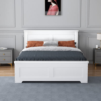 Flintshire Furniture Marnel 4Ft Small Double Grey Bed Frame - image 1