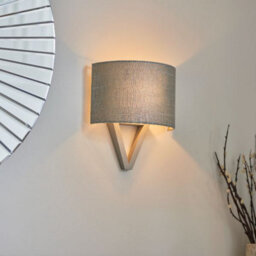 Pagazzi Lighting Pagazzi Kaden 1 Light Grey Wood Wall Light - thumbnail 4