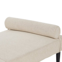 Beliani Chaise Longue Mauriac Fabric Beige - thumbnail 6