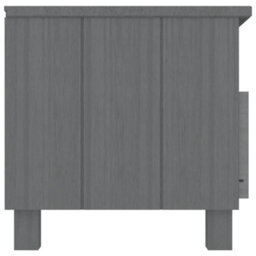Berkfield Tv Cabinet Dark Grey 106X40X40 Cm Solid Wood Pine - thumbnail 4