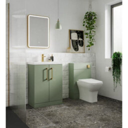 Hudson Reed Hydrus Led Touch Sensor Framed Bathroom Mirror With Demister, Brushed Brass, 700 X 500 mm - thumbnail 2