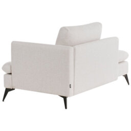 Beliani Right-Hand Chaise Longue Sievoz Fabric Light Beige - thumbnail 6