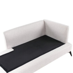 Beliani Right-Hand Chaise Longue Sievoz Fabric Light Beige - thumbnail 8