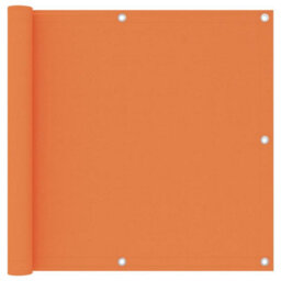 Berkfield Balcony Screen Orange 90X500 Cm Oxford Fabric - thumbnail 1