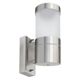 Long Life Lamps Company Stainless Steel Garden Wall Light Frosted Glass Cover Ip44 Zlc016 - thumbnail 4