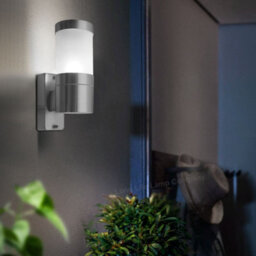 Long Life Lamps Company Stainless Steel Garden Wall Light Frosted Glass Cover Ip44 Zlc016 - thumbnail 8