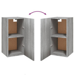 Berkfield Classic 7 Piece Tv Cabinet Set Grey Sonoma Engineered Wood - thumbnail 7