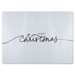 Benjamin Tate Design Merry Christmas Hand Drawn Lettering Dining Glass Chopping Boarddesigner Style - thumbnail 2