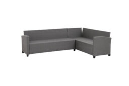 MMT Funiture Designs mmt Furniture Designs Ltd Grey Rattan Garden Furniture L Shaped Dining Corner Set  6 Seater Corner Sofa And Table 2.36M X 1.79M - thumbnail 6