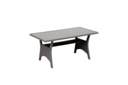 MMT Funiture Designs mmt Furniture Designs Ltd Grey Rattan Garden Furniture L Shaped Dining Corner Set  6 Seater Corner Sofa And Table 2.36M X 1.79M - thumbnail 4