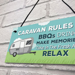 Red Ocean Caravan Rules Plaque Novelty Caravan Accessories Motorhome Gifts And Signs - thumbnail 7