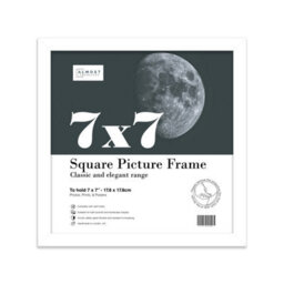 7X7 White Picture Frame (17.8 X 17.8Cm) Poster, Photo, Artwork, Gallery Wall Or Print - thumbnail 1