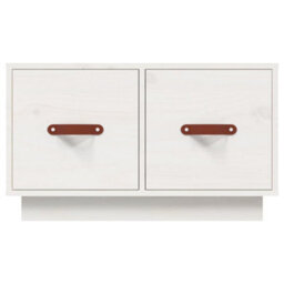 Berkfield Rustic Coffee Table White 60X53X35 Cm Solid Wood Pine - thumbnail 6