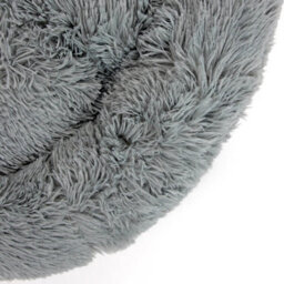 Actiaspet Dog Cat Bed Fluffy Donut Kitten Puppy Pet Cushion Calming Mattress Xs (Grey) - thumbnail 9