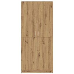 Vidaxl Wardrobe Artisan Oak 80X52X180 Cm Engineered Wood - thumbnail 4