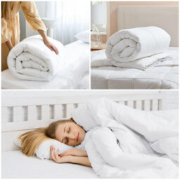 Ameha Hollowfiber Duvet Tog 7.5 Anti Allergic Breathable All Seasons Down Duvet Single Size 135 X 200 Cm - thumbnail 6