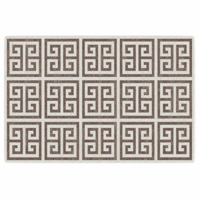 Berkfield Modern Indoor & Outdoor Rug Short Pile Multicolour 120X180 Cm Anti Slip