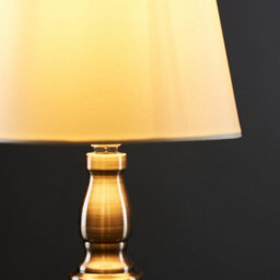 Valuelights Sierra Pair Of Vintage Traditional Antique Brassed Touch Table Lamps - Includes Led Candle Bulbs In Warm White - thumbnail 3
