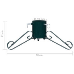 Berkfield Christmas Tree Stand Green 58X58X21 Cm - thumbnail 7