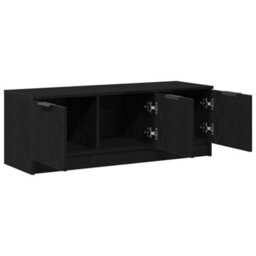Berkfield Modern Tv Cabinet Black Oak 102X35X36,5 Cm Engineered Wood - thumbnail 5