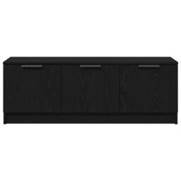 Berkfield Modern Tv Cabinet Black Oak 102X35X36,5 Cm Engineered Wood - thumbnail 6