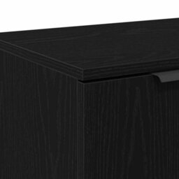 Berkfield Modern Tv Cabinet Black Oak 102X35X36,5 Cm Engineered Wood - thumbnail 9