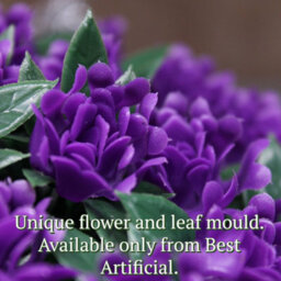 Pair Of Best Artificial 23Cm Purple Rose Hanging Basket Flower Topiary Ball - Suitable For Outdoor Use - Weather & Fade Resistant - thumbnail 4