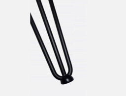 "B2C 4X Hairpin Legs Hair Pin Legs Set For Furniture Bench Desk Table Metal Steel Diy3 Prong (12mm) 71.1Cm - 28""" - thumbnail 2