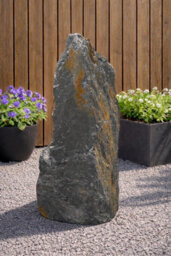 Erth Stone 1200mm Slate Monolith Water Feature - thumbnail 1