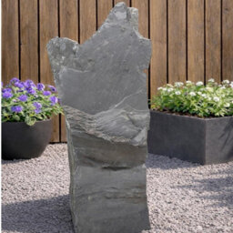 Erth Stone 1200mm Slate Monolith Water Feature - thumbnail 6