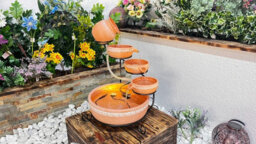 Outdoor Living UK Teracotta Traditional Solar Water Feature  Tr/201H-Sx.a.d - thumbnail 3