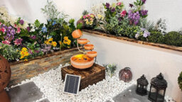 Outdoor Living UK Teracotta Traditional Solar Water Feature  Tr/201H-Sx.a.d - thumbnail 4