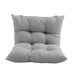 Living And Home Light Grey Rectangular Outdoor Garden Tufted Bench Cushion Seat Pad 120 X 80 Cm - thumbnail 4