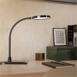 Loops 2 Pack Stylish Modern Black Led Table Lamp For Indoor Home Decor - thumbnail 3